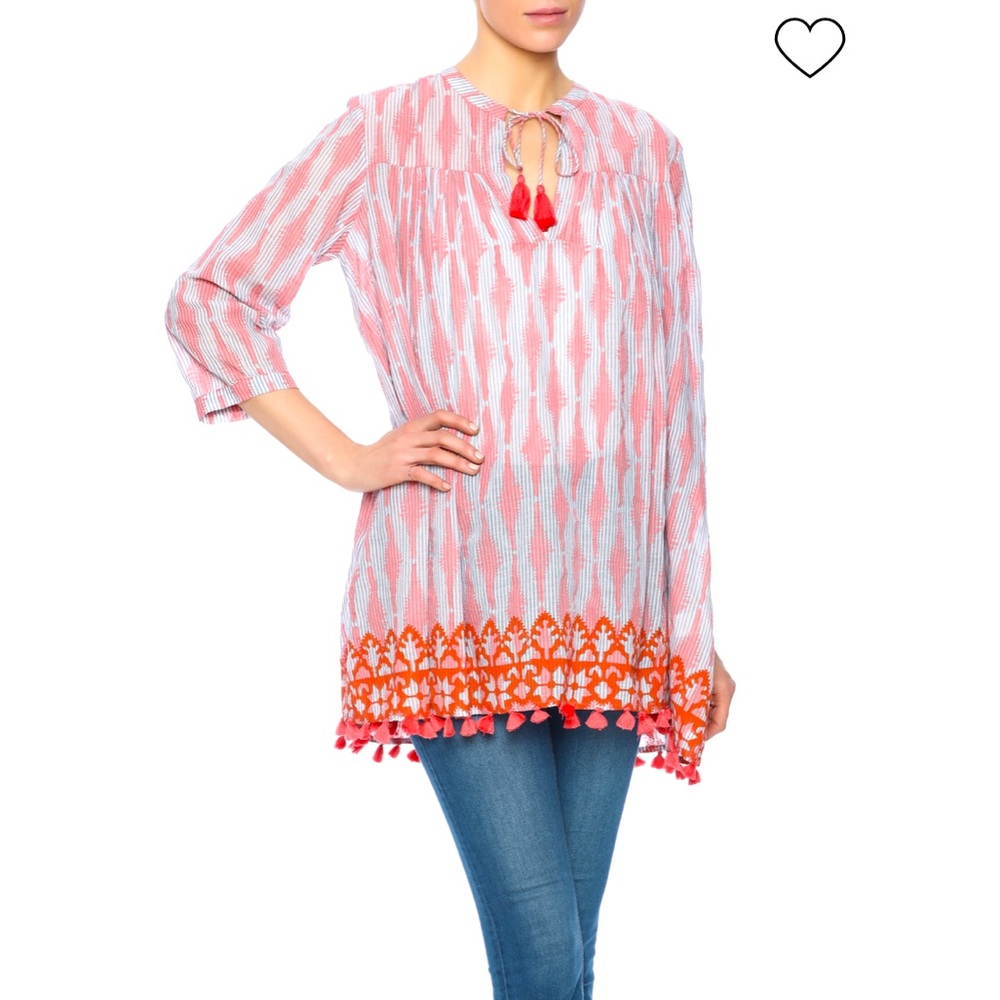 Roberta Roller Rabbit Pom Pom Tunic. XS.